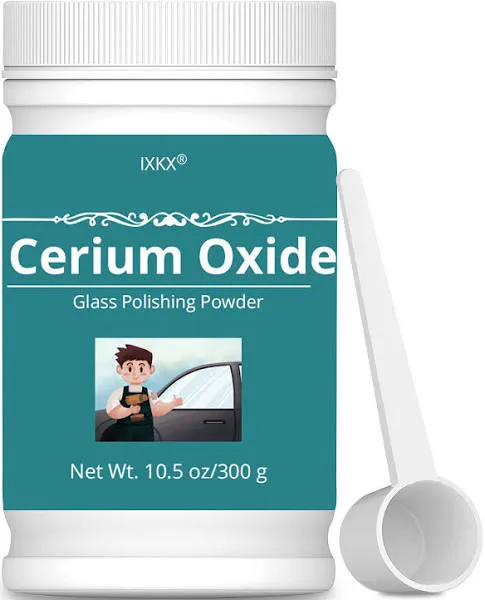 10.5Oz Cerium Oxide Glass Scratch Remover, Professional Glass Polishing Compound