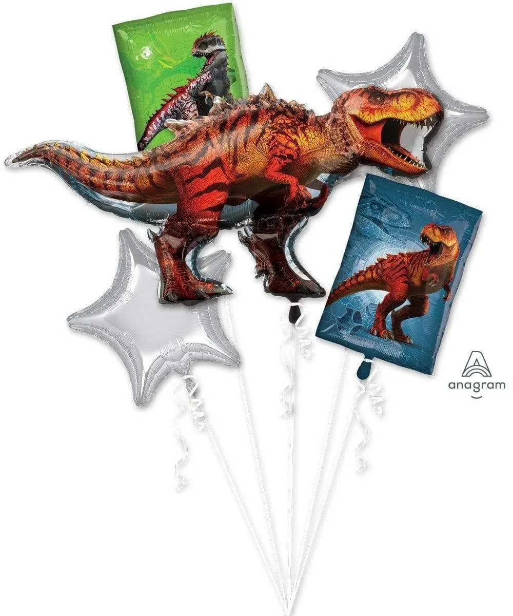 JURASSIC HAPPY BIRTHDAY FOIL BALLOON ~ Birthday Decoration Party Supply Dinosaur