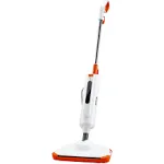 VEVOR Steam Mop, 2-in-1 Floor Steamer, Steam Mop for Hardwood Floors, Floor Steam Cleaner for Ceramic, Granite, Marble, Linoleum, Natural Floor Mop with 2 pcs Machine Washable Pads and A Water Tank