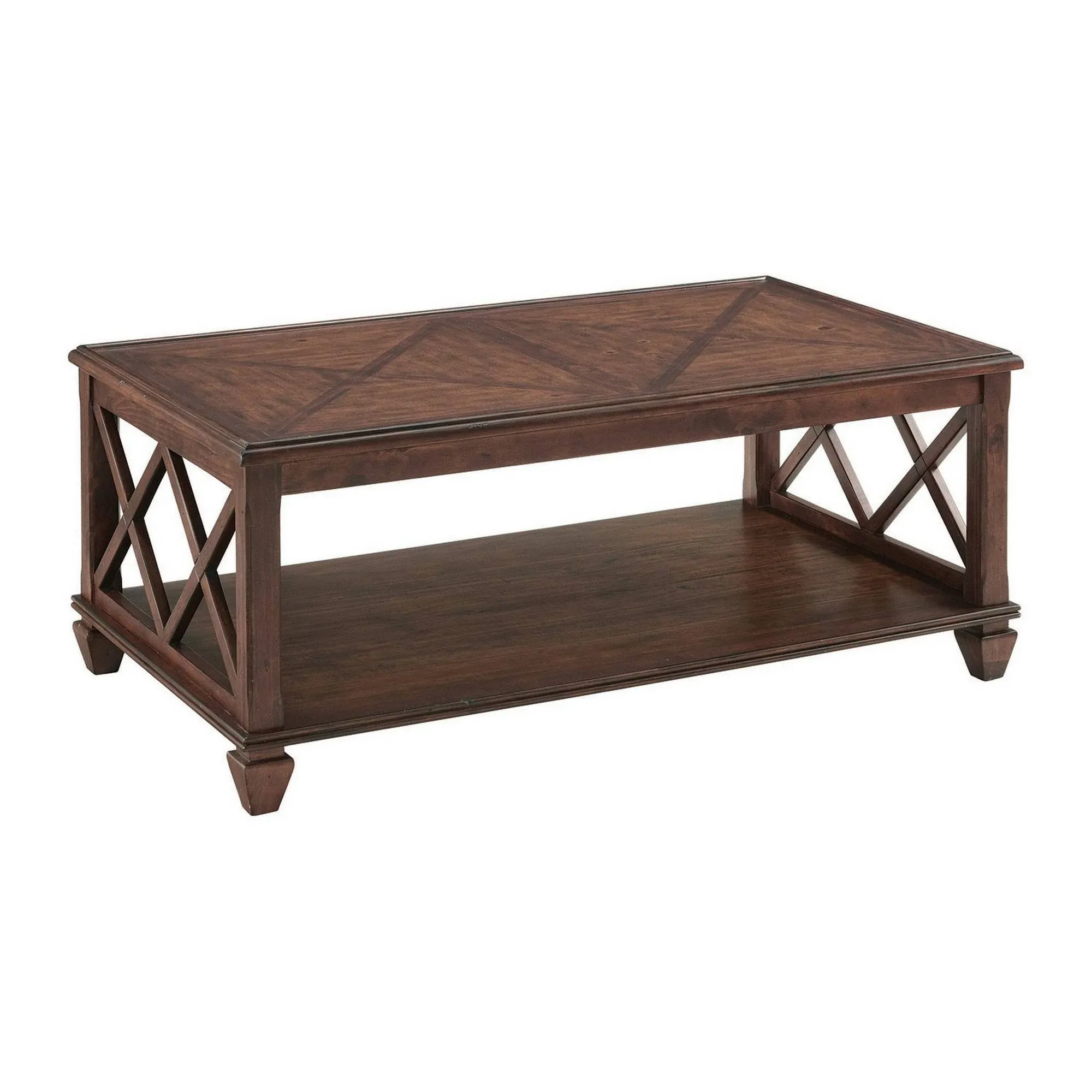 Alaterre Furniture Stockbridge 45" L Wood Coffee Table