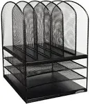 Safco Onyx Mesh Desk Organizer Horizontal