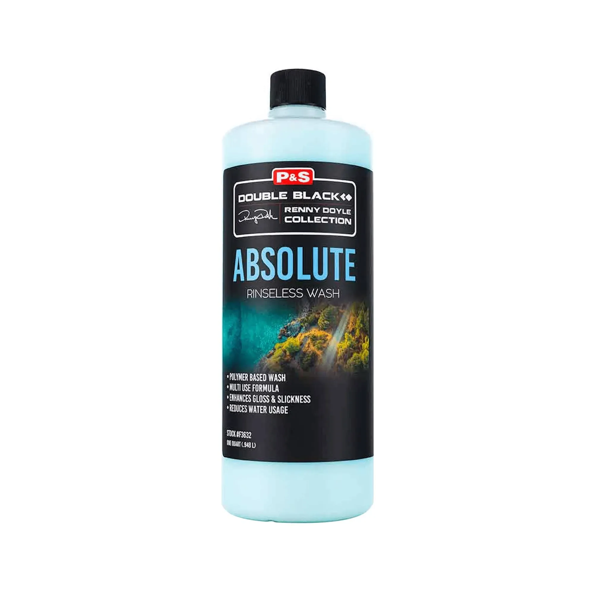 P & S PROFESSIONAL DETAIL PRODUCTS - Absolute Rinseless Wash - Premium Soap Alternative; Emulsify Dirt; Softens Water; Safe on Paint, Coatings, Wraps, PPF (1 Gallon)