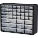 Akro-mils 10144 44-Drawer Plastic Drawer Storage Cabinet For Garage Organization, LEGO Storage, Teacher Toolbox, Makeup Organizer, and More, 20-Inch