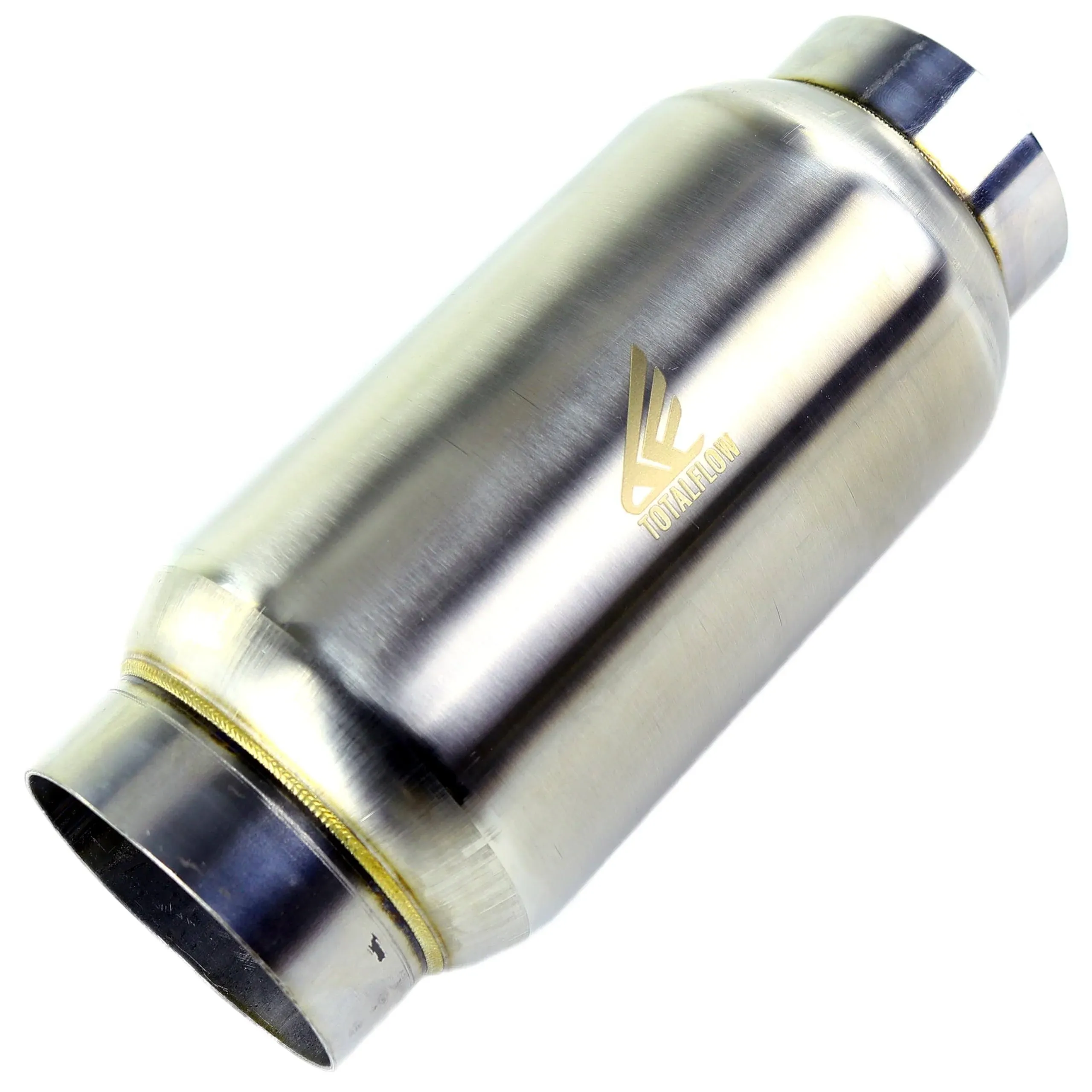 TOTALFLOW 9942 Universal Race Exhaust Muffler - 2 Inch Inner Diameter|2 Inch Outer Diameter