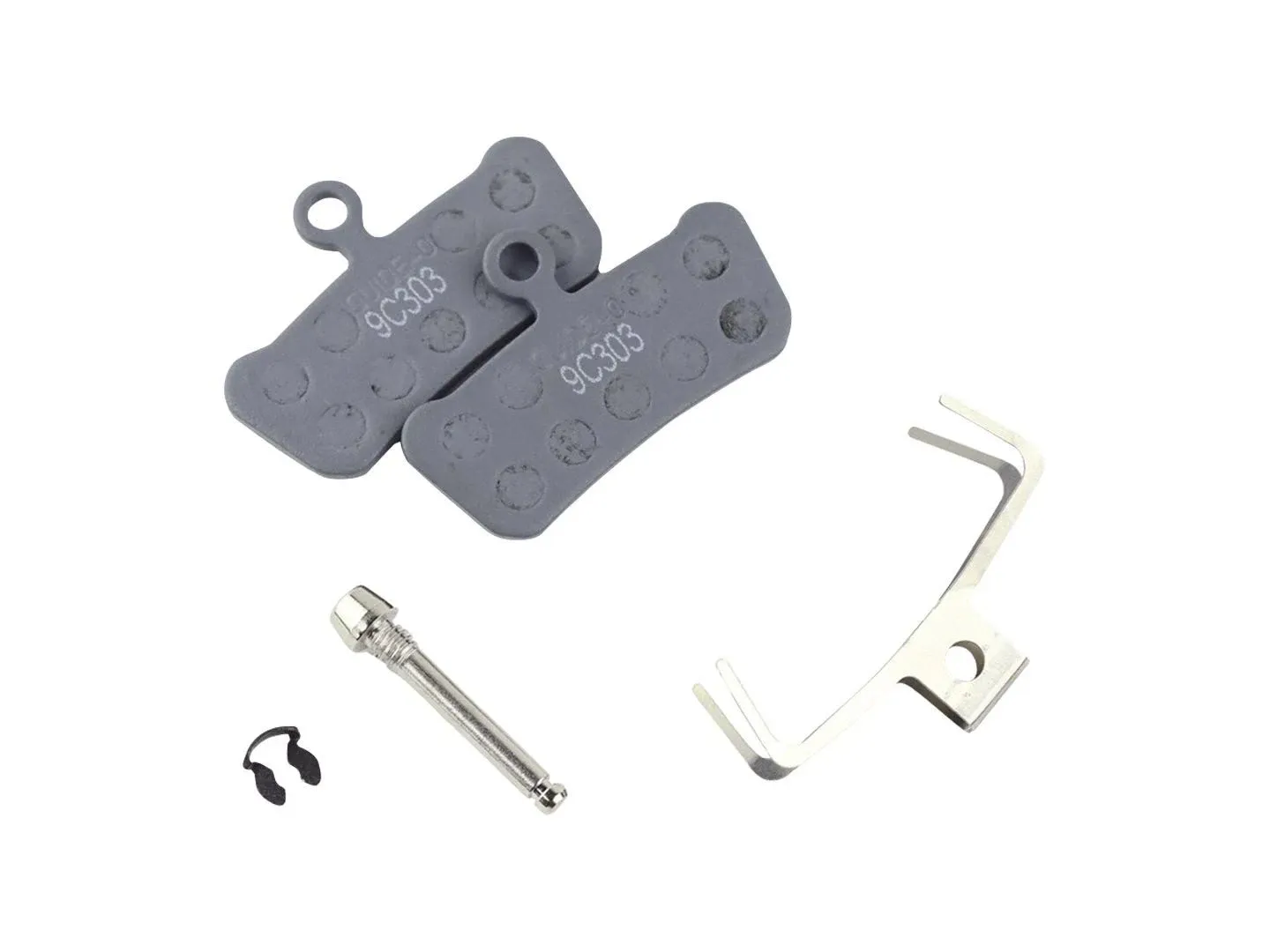 SRAM Disc Brake Pads - Organic Compound, Steel Backed, Powerful, For T