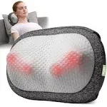 Cordless 3D Shiatsu Back and Neck Massager with Heat