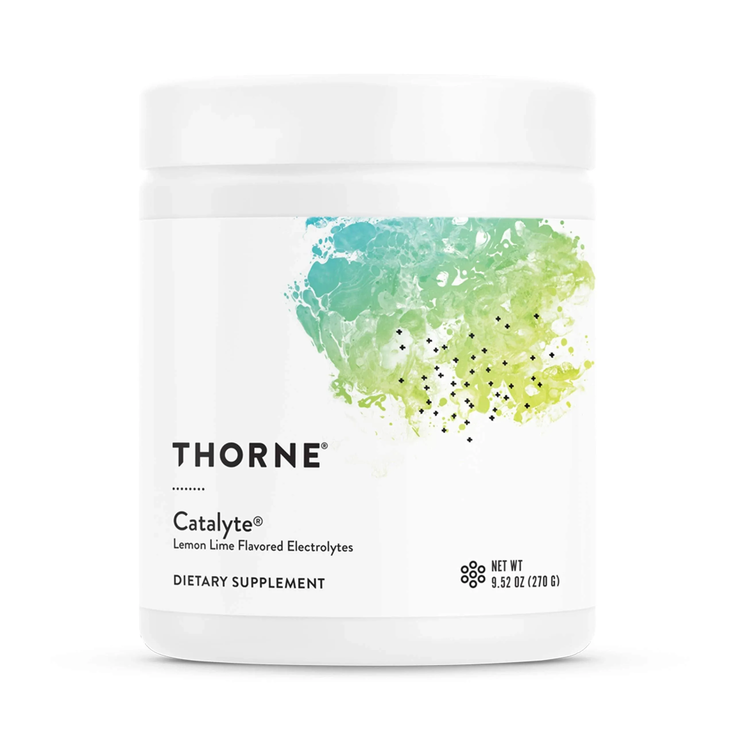 Thorne Catalyte - Electrolyte Replenishment and Energy Restoration Supplement - No Artificial Sweeteners - NSF Certified for Sport- Lemon Lime - 11.01 Oz