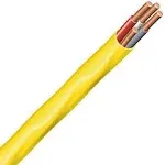 Wirenco 12/3 NM-B, Non-Mettalic, Sheathed Cable, Residential Indoor Wire, Equivalent to Romex (50ft Cut)