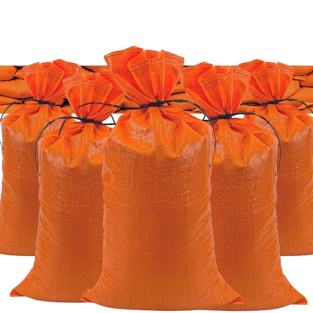 DuraSack Heavy Duty Woven Sand Bags with Tie Strings