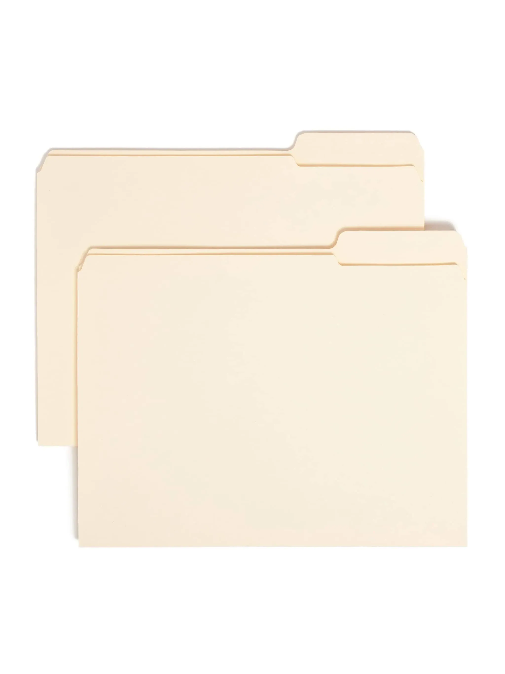 Smead File Folder, Reinforced 1/3-Cut Tab, Right Position, Letter Size, Manila, 100 per Box (10337)