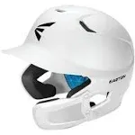 Easton Adult Z5 2.0 Solid Matte Batting Helmet with Jaw Guard, White, Size: M/L