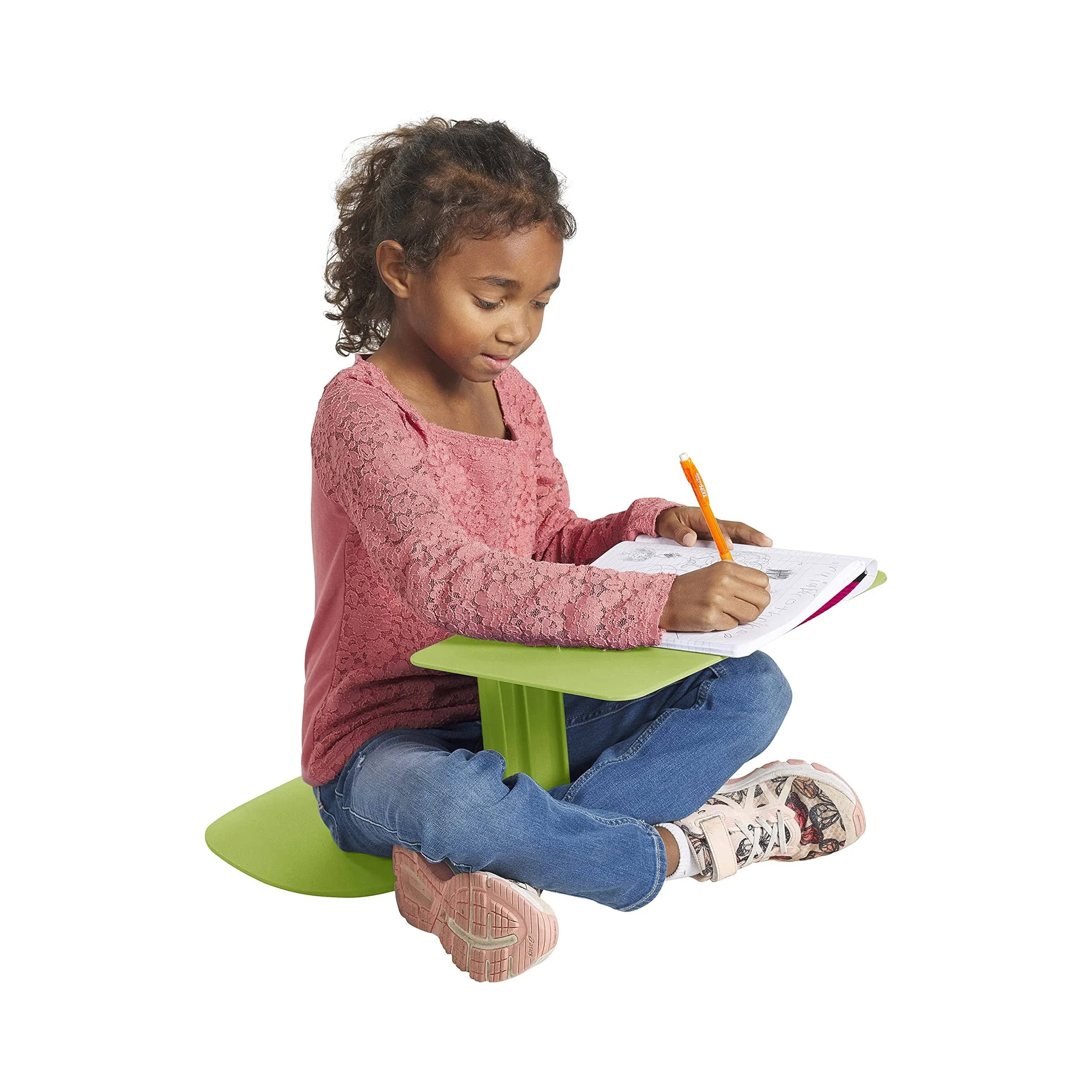 ECR4Kids The Surf Portable Lap Desk, Grassy Green, 10-Pack