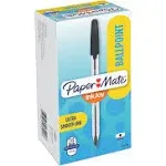 Paper Mate 2013158 InkJoy 50ST Ballpoint Pens, Ultra Smooth Ink, Reliable and Fluid 1.0mm Medium Tip, Pack of 24, Black