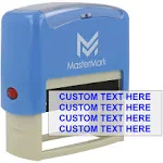 Custom Stamp - Self-Inking Stamp (Medium/Up to 4 Lines)