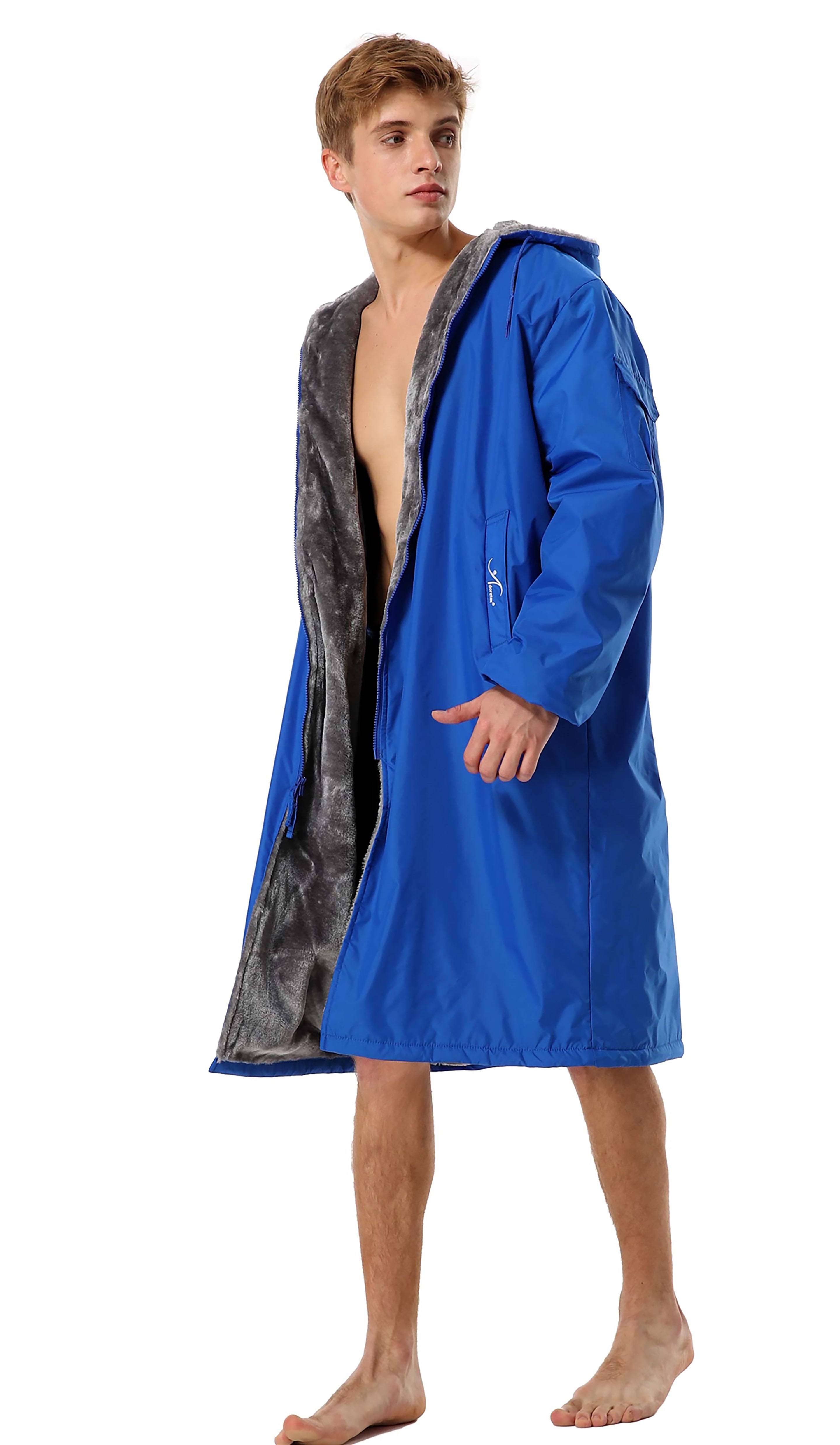 Adoretex unisex Adult & Youth Faux Fur Lining Swim Parka