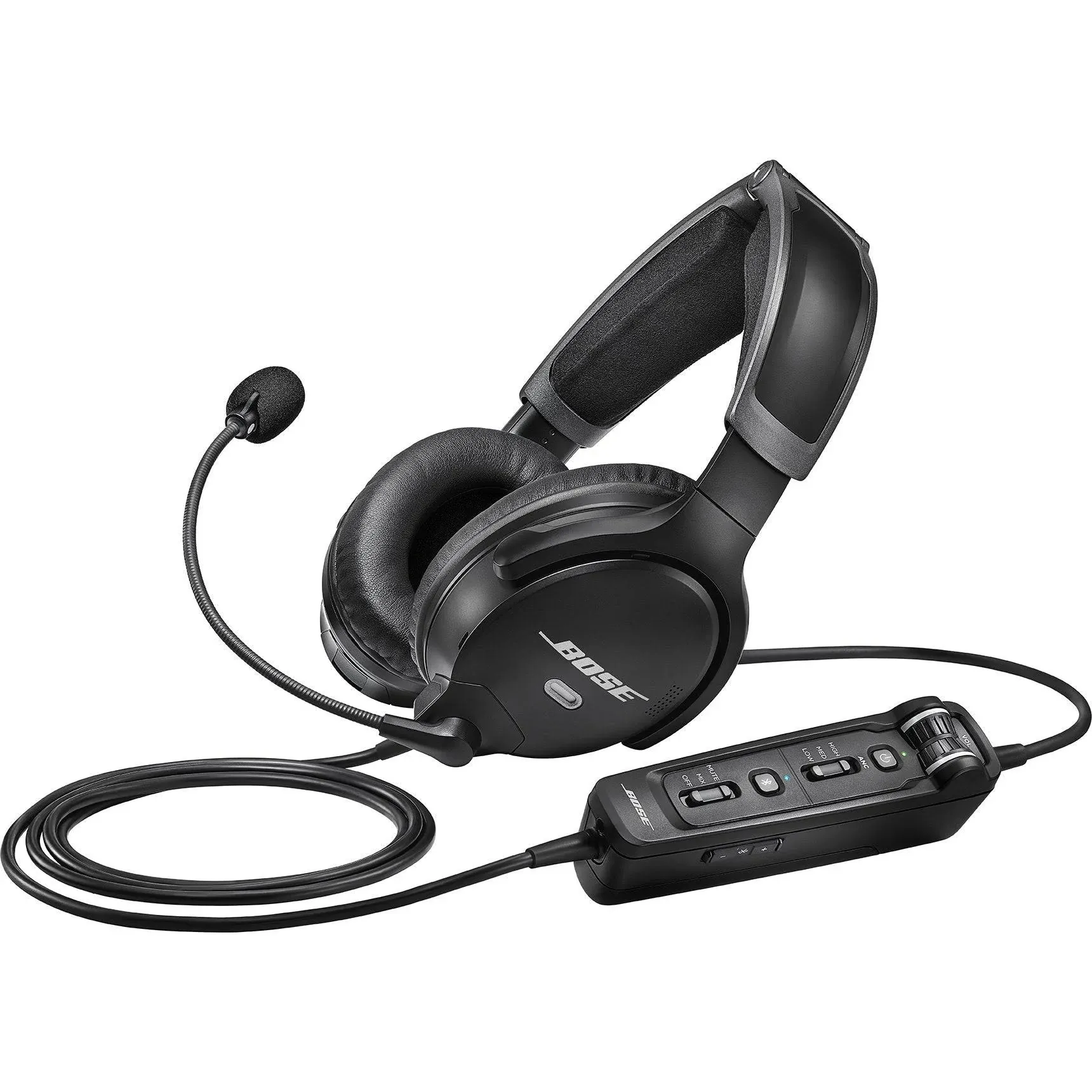 Bose A30 Aviation ANR Headset (LEMO 6 Pin Aircraft Power) with Bluetooth