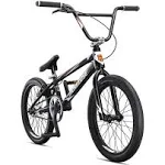 Mongoose Title Pro or Elite BMX Race Bike with 20 or 24-Inch Wheels in Red, Orange, or Black, Beginner or Returning Riders, Featuring Lightweight Tectonic T1 Aluminum Frame and Internal Cable Routing