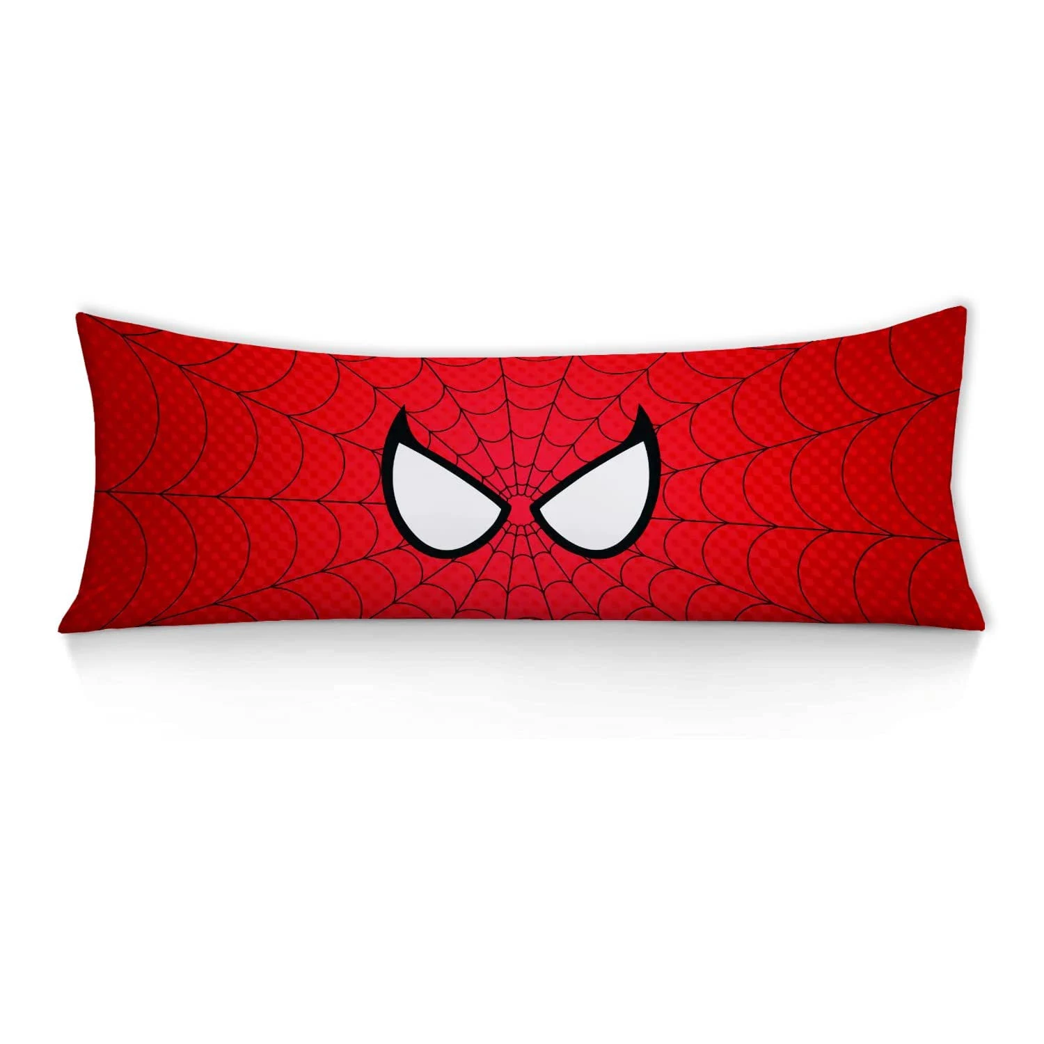 Art Anime Spider Red Man Body Pillow Cover with Hidden Zipper 20x54inches Double Printed Pillowcase Cover