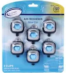 Air Jungles Ultra Berry Scent Car Air Freshener Clip, 6 Car Freshener Vent Clips, 4ml Each, Long Lasting Air Freshener for Car, Up to 180 Days Car Refresher Odor Eliminator