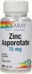 Solaray, Enhanced Absorption, Zinc Asporotate , 15 mg , 100 VegCaps