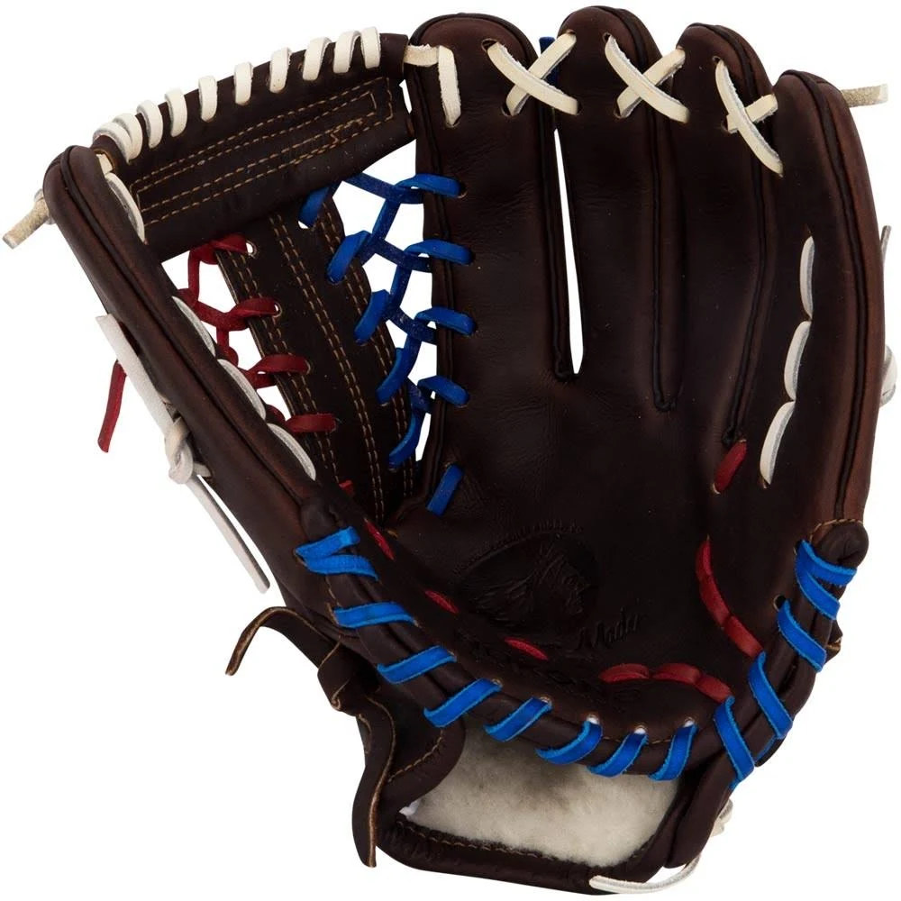 NOKONA X2 Elite Youth 11.25+/- Red White & Blue Mod Trap Web Right Handers Glove