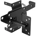 Snapklik.com : Heavy Duty Self-Locking Gate Latch for Wooden Fence, Post Mount Automatic Gate Lock Gravity Door Latch Hardware for Secure Pool,