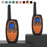 Topsung Two Way Radios for Adults, M880 FRS Walkie Talkie Long Range with Vox Belt Clip/Hands Free Walki Talki with Noise Cancelling for Women Kids