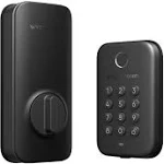 Wyze Lock Bolt Satin Nickel, Fingerprint Keyless Entry Door Lock, Smart Bluetooth Deadbolt Replacement, Backlit Keypad, IPX5 Weatherproof, History & Schedules, Auto-Lock, BHMA, UL 20-Min Fire Rated