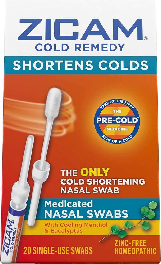 Zicam Cold Remedy Nasal Swabs