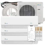 Senville 28000 BTU Tri Zone Mini Split Air Conditioner Heat Pump