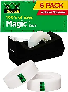 Scotch Magic Tape Desktop Dispenser Value Pack