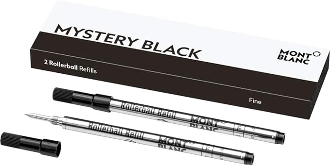 Montblanc Mystery Black Rollerball Refill Fine 2-Pack