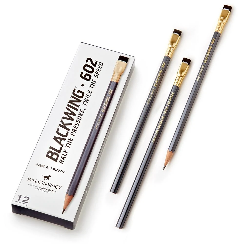 PALOMINO Blackwing Black (matte) 12Pencils SET 1 Dozen Made in Japan