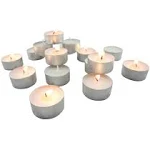 Stonebriar Tea Light Candles, 200 Pack, White