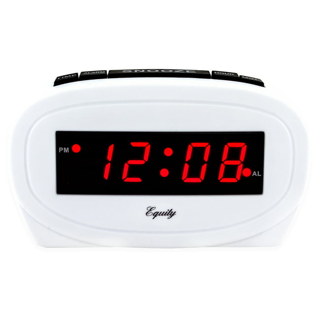 Equity Alarm Clock White 30227