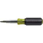 Klein Tools 32500 11-in-1 Screwdriver / Nut Driver Set, 8 Bits (Phillips, Slotted, Torx, Square), 3 Nut Driver Sizes, Cushion Grip Handle