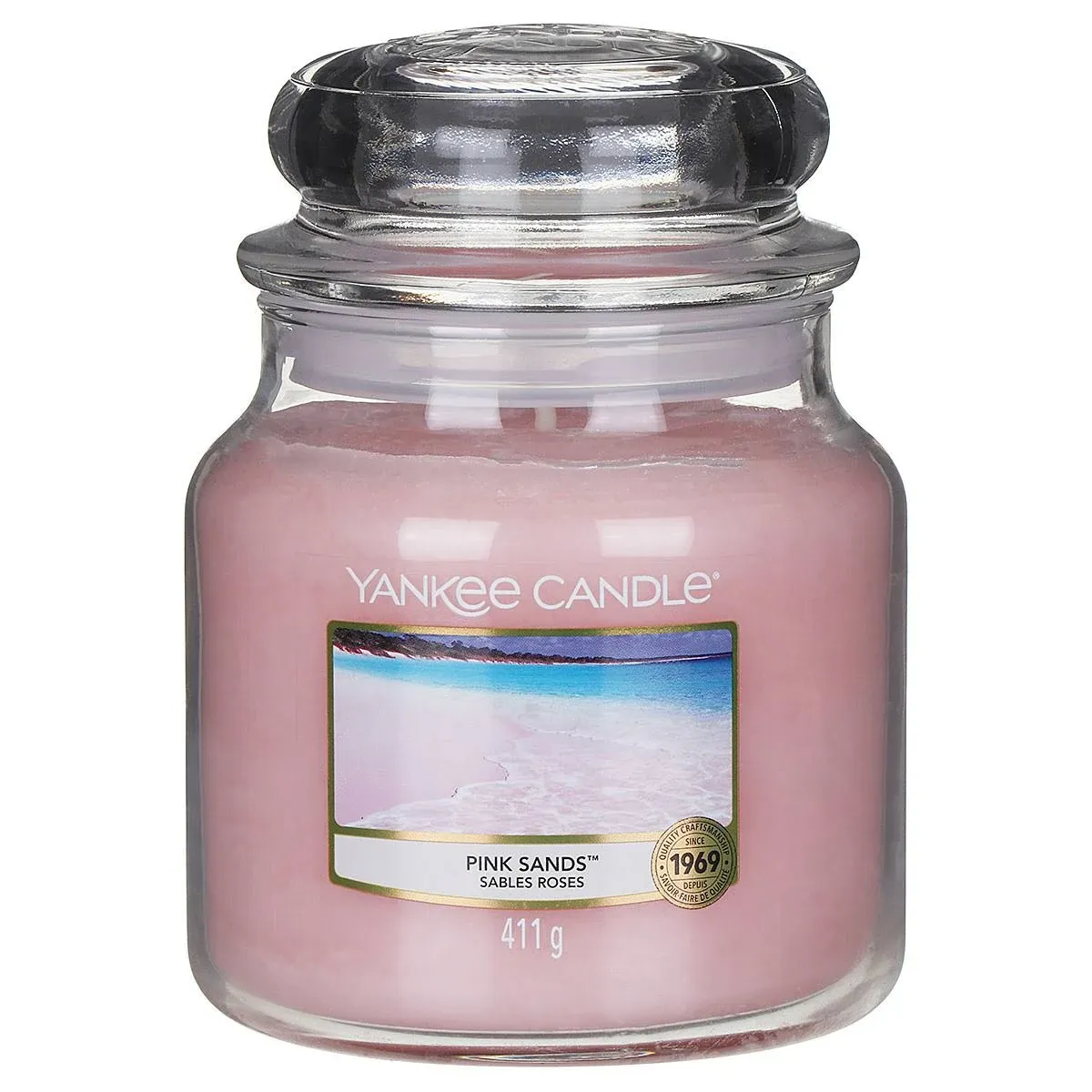 Yankee Candle Candle, Pink Sands - 1 candle, 22 oz