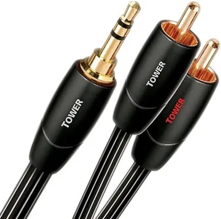 AudioQuest Tower 4.9' 3.5mm-to-RCA Interconnect Cable