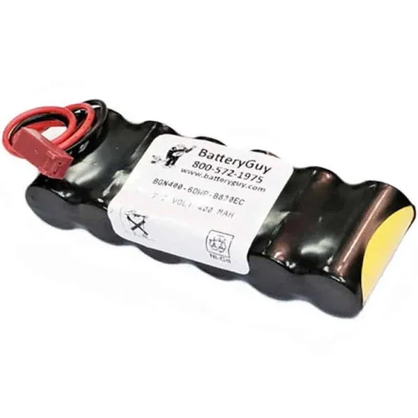 BatteryGuy Rp7300110 Replacement 7.2V 400mAh Nickel Cadmium Battery Brand ...