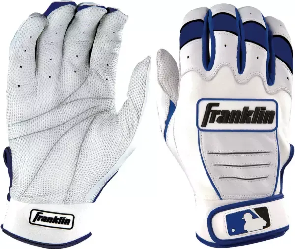 CFX Pro Adult Batting Gloves Franklin White