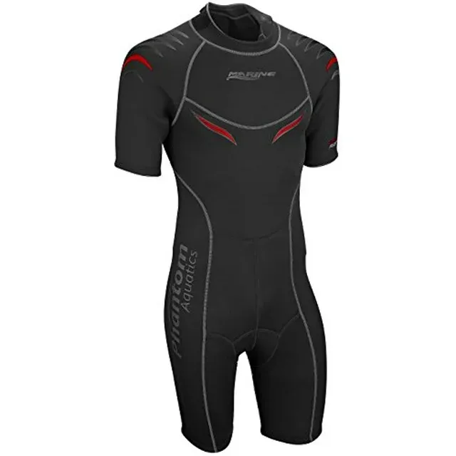 Phantom Aquatics Marine Men's Shorty Wetsuit for Scuba or Snorkeling