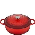 Le Creuset 6.75 qt Round Wide Dutch Oven - Cerise