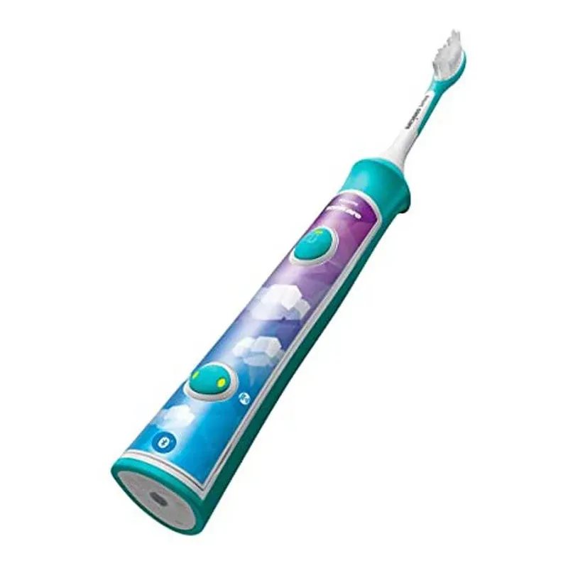 Philips Corded Electric Sonicare Kids Rechargeable Toothbrush with Built-in Bluetooth 2-Pack