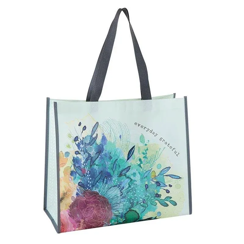 Everyday Grateful Tote Bag featuring art by Amylee Weeks