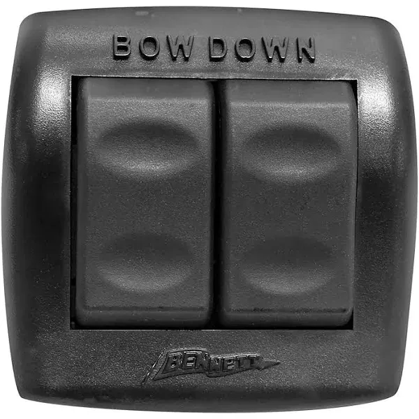 Bennett Eurostyle Waterproof Rocker Switch, Black