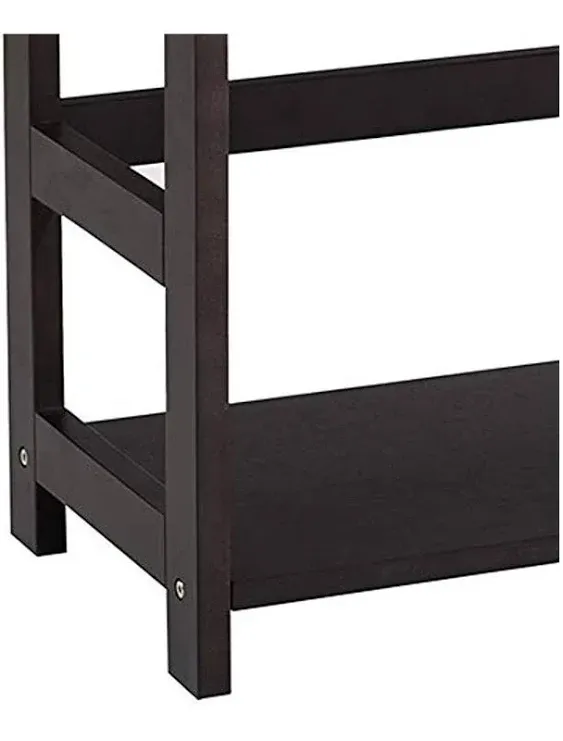 Monoprice Elements Speaker Stand - 28 Inch Pair, Cable Management, Strong Tempered Glass Base with Floor Spikes, Black