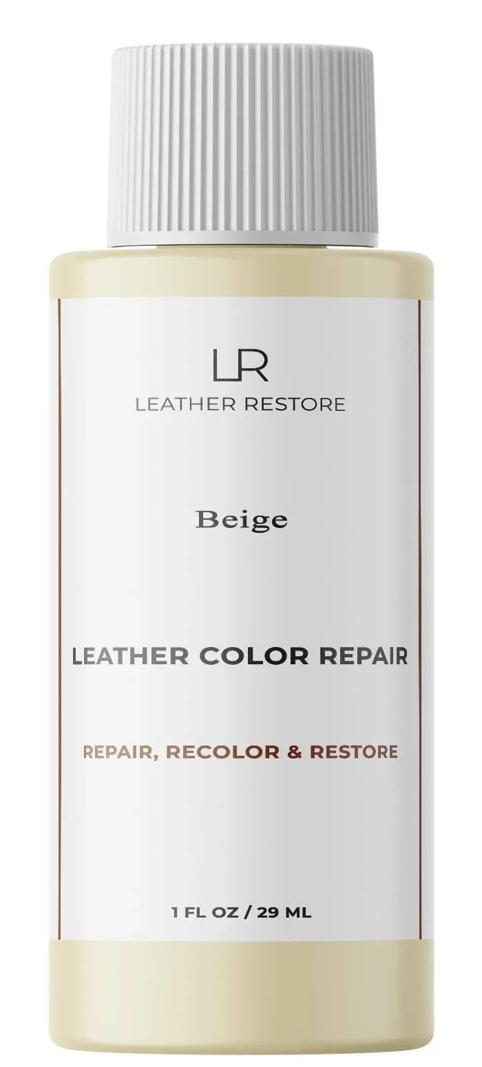 Leather Color Repair 1 Oz Recolor Restorer Couch Furniture Auto Interior, No Kit