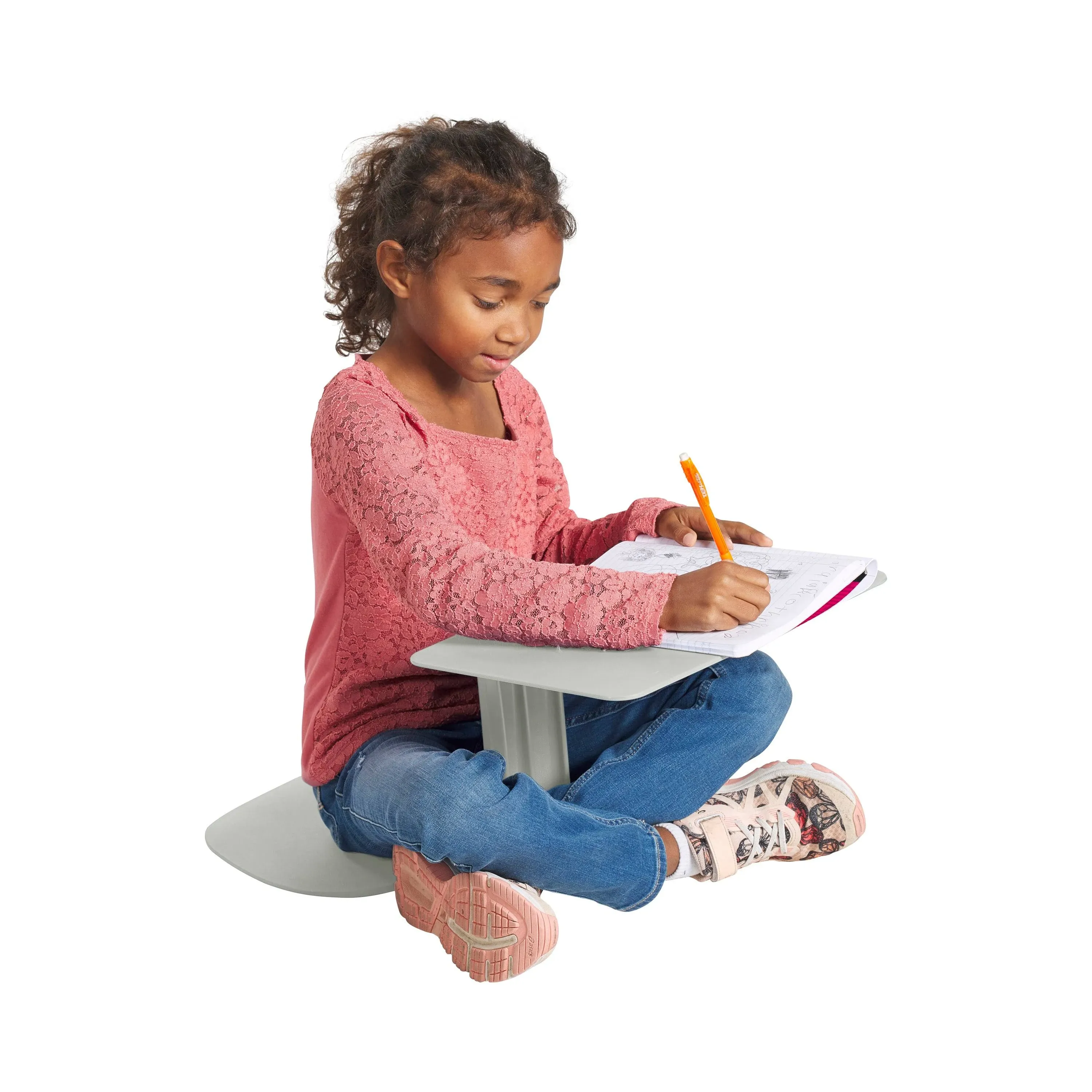 Ecr4kids The Surf Portable Lap Desk, Light Grey, 10-Pack