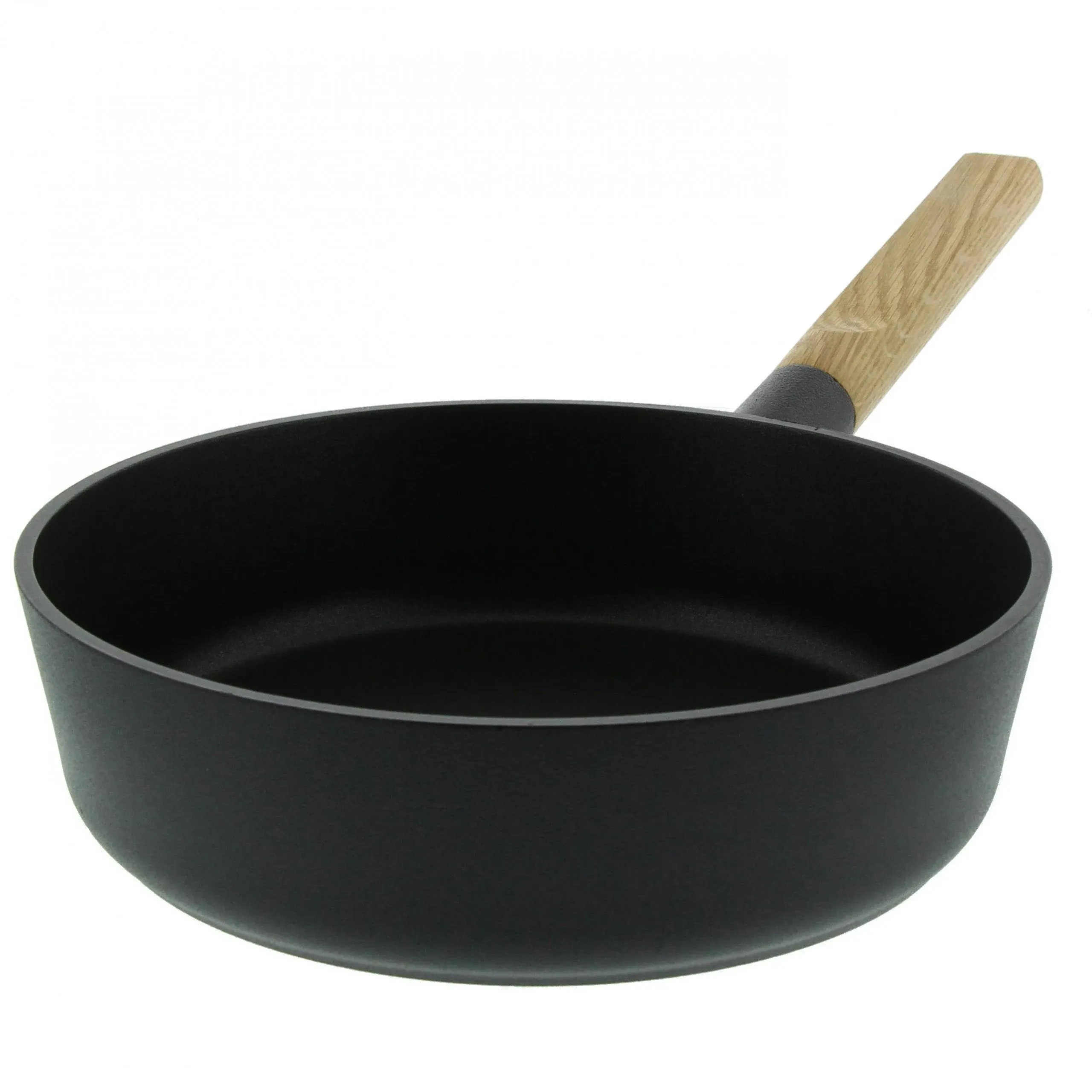 Eva Solo Frying Pan Cooking Nordic kitchen Black Oak/Aluminum Ø 24 cm