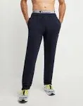 Champion Men's Powerblend Fleece Open Bottom Pants Navy